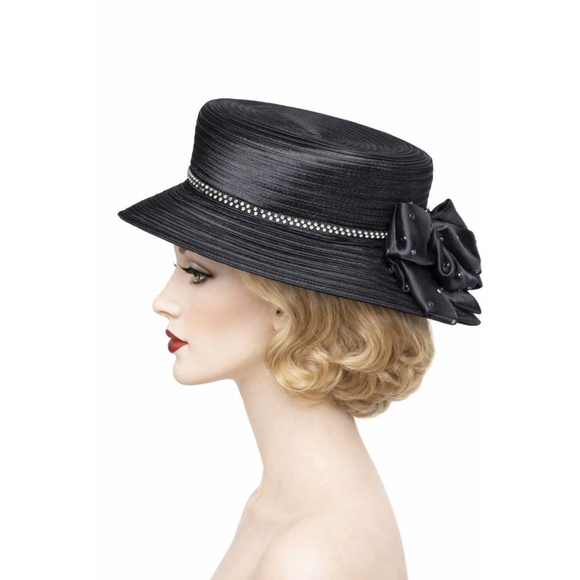 Women's Unbranded Black Embellished Hat One Size